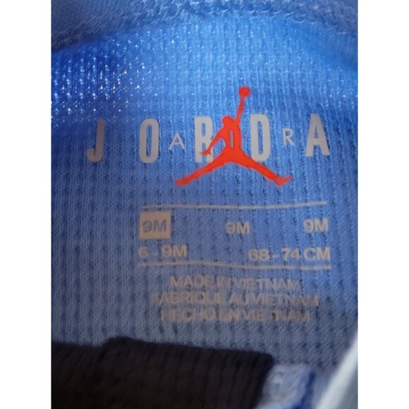 NWT Boys Size 9 Months Jordan One Piece Outfit or Pajamas Air Jordan Michael - Picture 2 of 5
